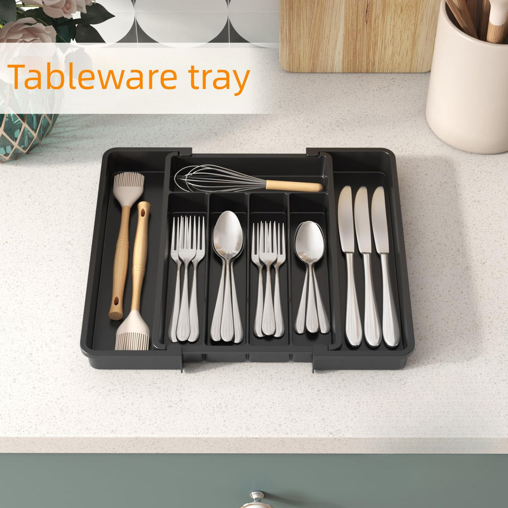 Expandable Kitchen Drawer Organizer For Utensils